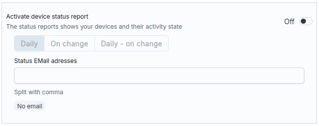 Status Report