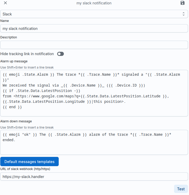 Slack Notification